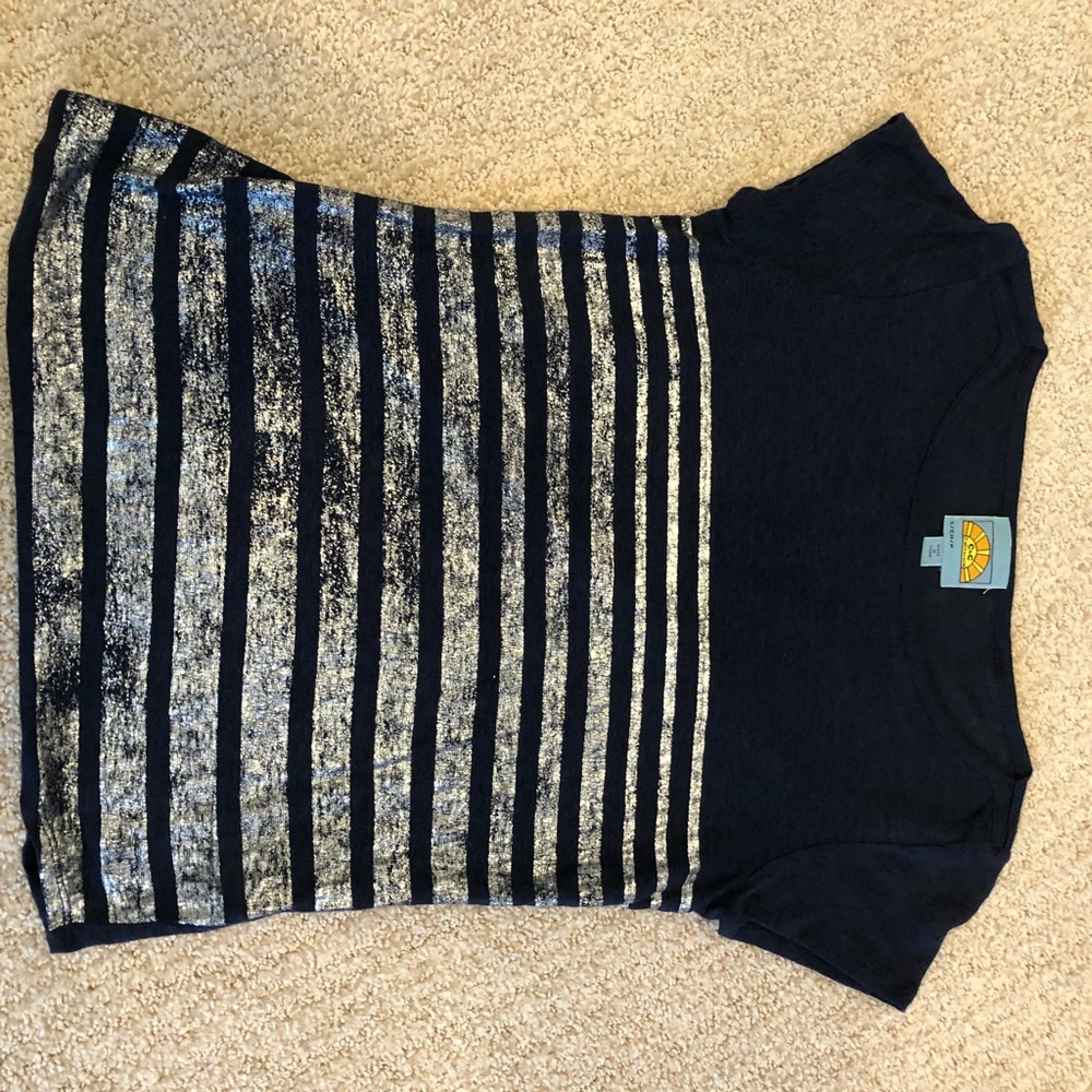 C&C California foiled linen shirt